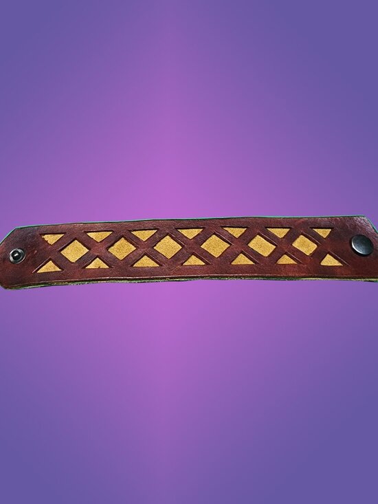 Stephen Belaire Other - Handmade Leather and Suede Bracelet